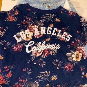 Floral California sweatshirt